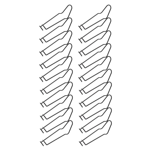 KONTONTY 20pcs Greenhouse Buckles Stainless Steel for Greenhouse Fixing Clips