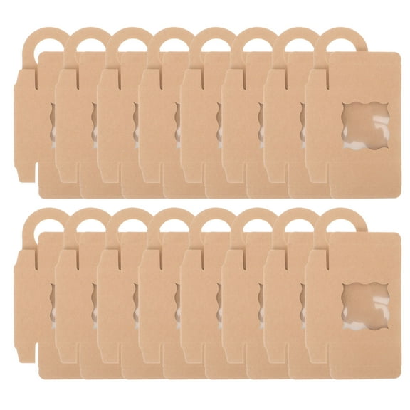 KONTONTY 25Pcs Assorted Color Paper Wine Box Holders Portable and Easy to Carry