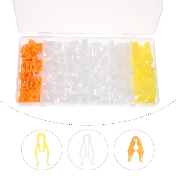 KONTONTY 270Pcs Car Dashboard Panel Clips Metal Body Trim Retainer Automotive Interior Accessory