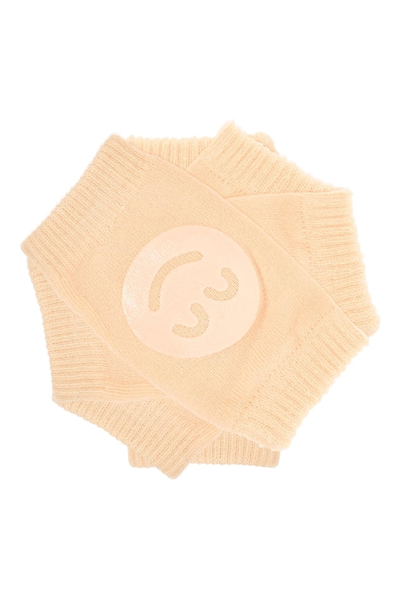 2Pairs Beige Dancing Shoe Socks Cotton Material Shoe Sock Replacement for Practice