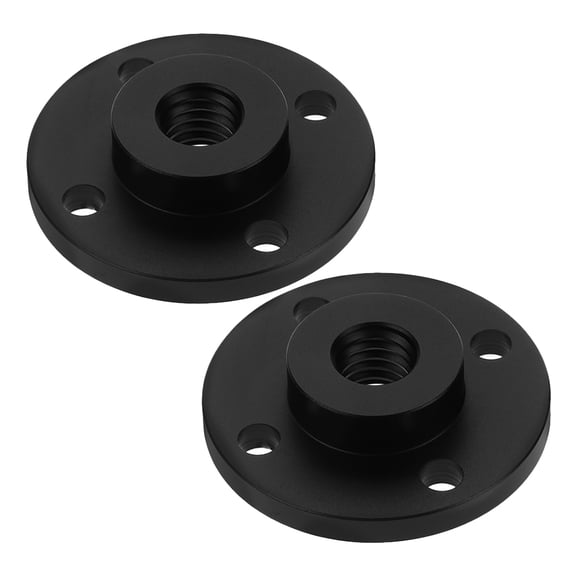 KONTONTY Black Aluminum Alloy Microphone Wall Mount with Adjustable Angle for Indoor and Outdoor Use