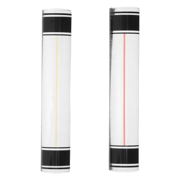 KONTONTY 2Pcs Clear Acrylic Magnifier Ruler for Reading Maps Newspapers and Instructions