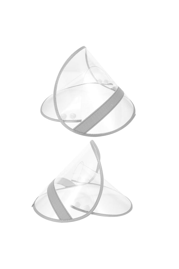 2Pcs Clear Cap Brim Hat Shield Raincoat Accessory for Comfortable Rain Protection