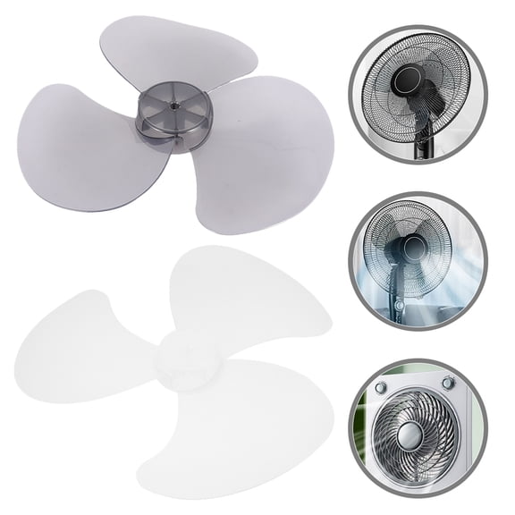 KONTONTY 2Pcs Plastic Fan Leaves Replacement for Standing Pedestal and Table Fans Home Use