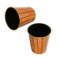 thumbnail image 1 of KONTONTY 2-Pack Indoor Round Trash Cans Black PP Plastic Waste Bins for Living Room Organization, 1 of 8
