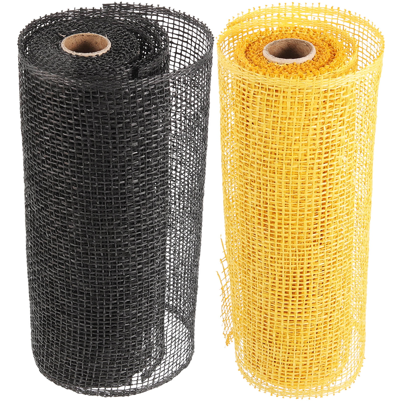 Lightweight Ribbon KONTONTY 2Pcs Lightweight Mesh Ribbon in Assorted Colors for Wreaths ...