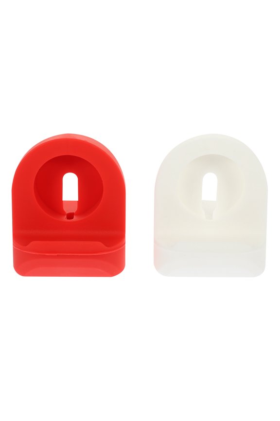 2Pcs Lightweight Silicone Watch Holder Charging Stand for Desk Use Assorted Colors