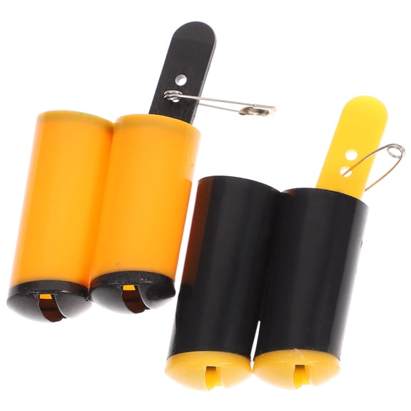 KONTONTY 2-Pack Portable Steel Whistles in Assorted Colors for Bird Training and Outdoor Use