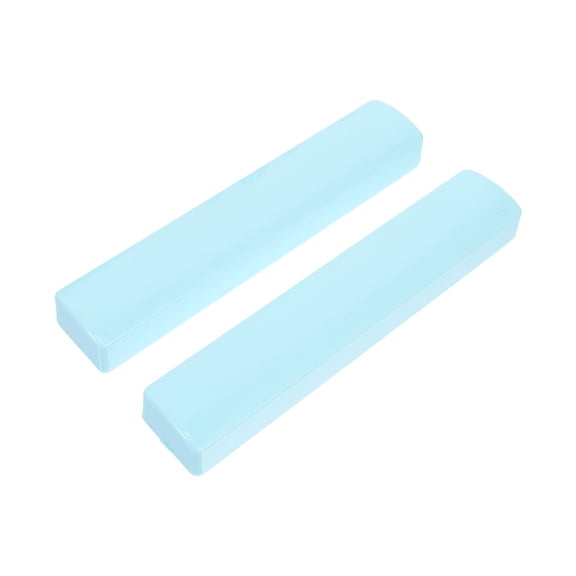 KONTONTY 2Pcs Plastic Painting Paperweights in Blue for Office Desk and Special Event Decor