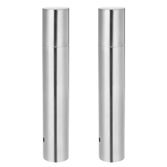 KONTONTY 2Pcs Portable Stainless Steel Document Tube for Diplomas Posters and Certificates
