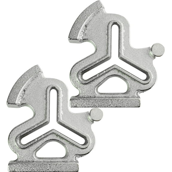 KONTONTY 2Pcs Portable Metal Sewing Ruler Gauge for Professional Fabric Positioning and Precise Stitching