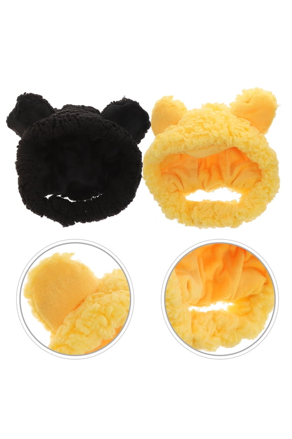 2-Pack Soft Fabric Cat Hats with No Air Leakage, Assorted Colors, Cozy Winter for Outdoor Walks