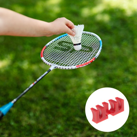 KONTONTY 2Pcs Red Stringing Tool for Badminton Racket to Reduce Pressure and Prevent Cracking