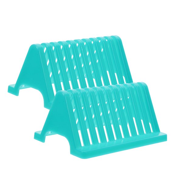 KONTONTY 2Pcs Slide Drying Shelf Sturdy Vertical Rack for Organized Sample Glass Slide Storage