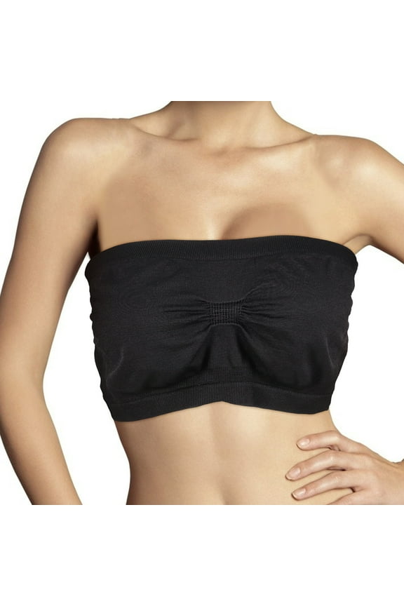 2Pcs Supportive Bandeau Bras Women Chest Wrap Assorted Color Comfortable Wear for Sportswear
