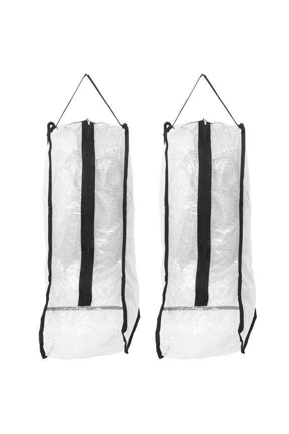 2-Pack Boot Storage Bags with Zipper Closure, Multi-Purpose Travel Shoe Organizer for