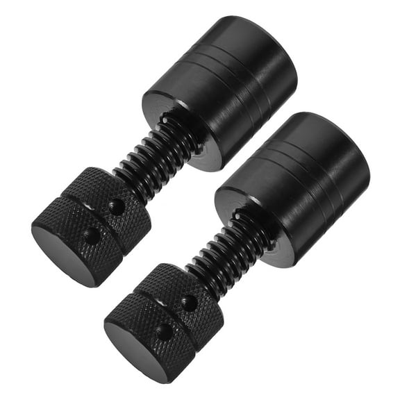 KONTONTY 2pcs Adjustable Screw Jack Pads 3 T Capacity Heavy Duty Hand Lifting Tool For Machinery Floor Jack Protector Pad Stable Support For Furniture