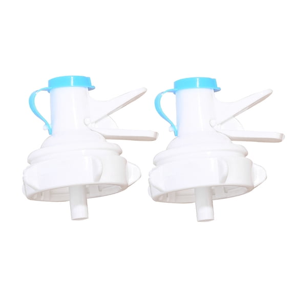KONTONTY 2Pcs Water Jug Dispenser Valves White Plastic Spout for Indoor Outdoor Use