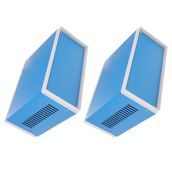 KONTONTY 2pcs Electronic Project Enclosure Case Metal Junction Box Housing for Industrial and Outdoor Environments Ensuring Circuit Safety