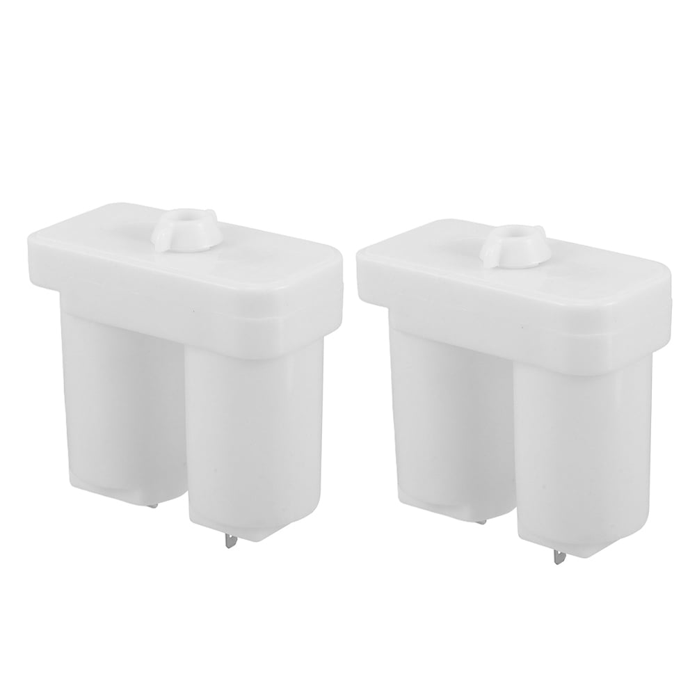 KONTONTY 2pcs Gas Boiler Battery Box Plastic Battery Case for Water Heater Waterproof Lightweight and Compact Battery Case Suitable for Home and RV Water Heaters