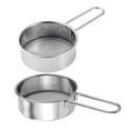 thumbnail image 1 of KONTONTY 2pcs Handheld Stainless Steel Flour Sifter 40 Mesh Mini Sieve for Baking Powdered Sugar Coffee Easy to Clean for Home, 1 of 8