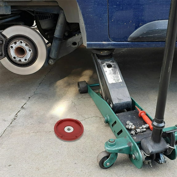 KONTONTY 2pcs Jack Wheel Chock Stabilizer Heavy Duty Car Jack Caster Pad Universal Front Wheel Dock Rubber Stabilizer Pads For Suvs Trailers