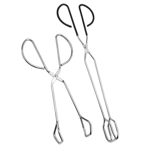 KONTONTY 2Pcs Stainless Steel Food Clip for Kitchen Use Assorted Colors Perfect for Cakes Bread Salad