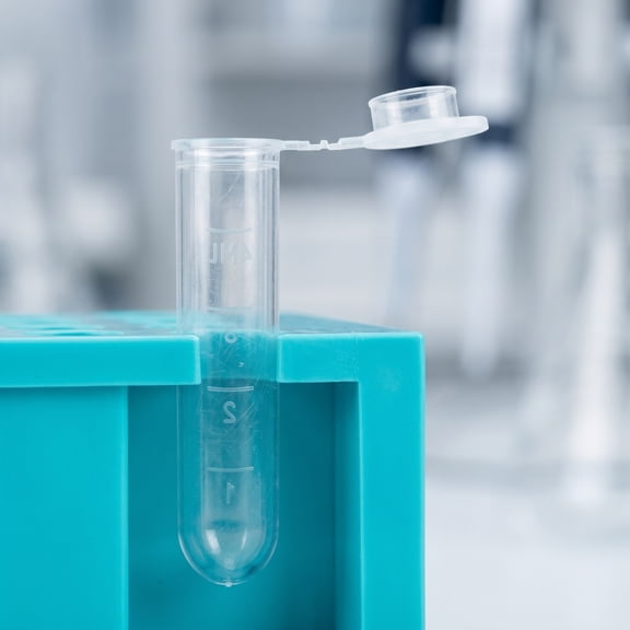 KONTONTY 300Pcs Clear Laboratory Test Tubes with Lids for Precise Measurement and Sample Storage