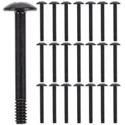 KONTONTY 30pcs Computer Radiator Fan Fixation PC Case Screw Iron Black for Professionals Back to School