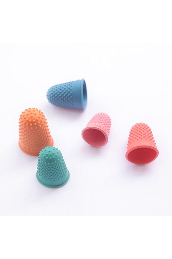 30Pcs Non Slip Rubber Fingertip Cover in Assorted Colors Lightweight Protective Sleeve for Comfortable Use