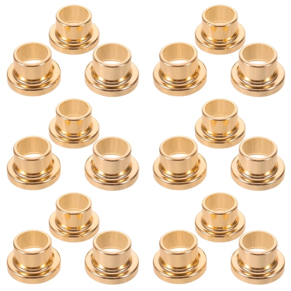 KONTONTY 30Pcs Perfume Cap Collar Replacement Metal 15Mm Bottle Top Cover for Fragrance Bottle Accessories