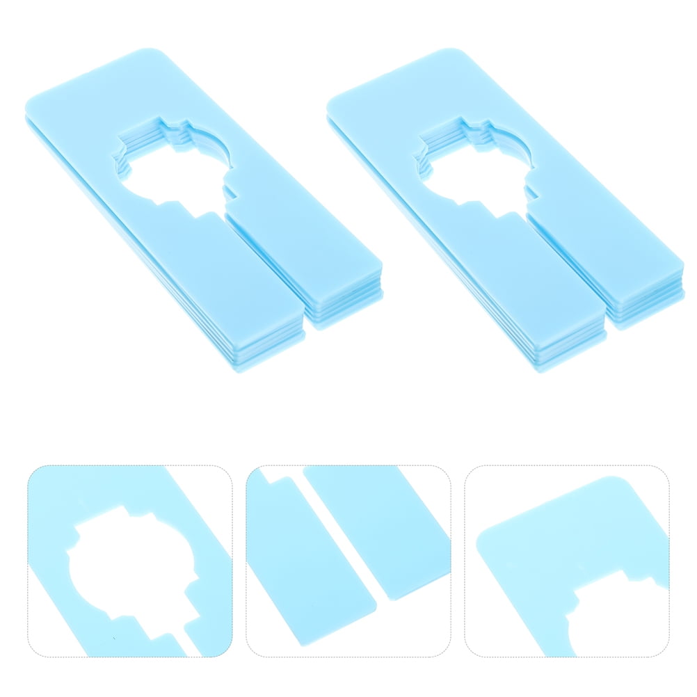 KONTONTY 30pcs Plastic Clothing Rack Divider for Closet Organizing ...