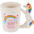 KONTONTY 3D Animal Porcelain Mug White Ceramic Heat Resistant for ...