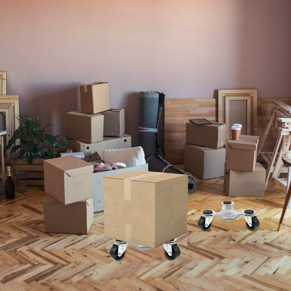 KONTONTY 3Pcs Dolly Wheel for Heavy Appliances Transport in Warehouses 16.00X16.00X5.50cm