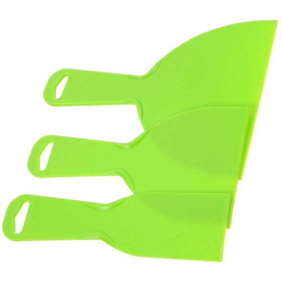 KONTONTY 3Pcs 3D Printing Scraper Tool Green with Rounded Edge Ergonomic Design for Build Surface