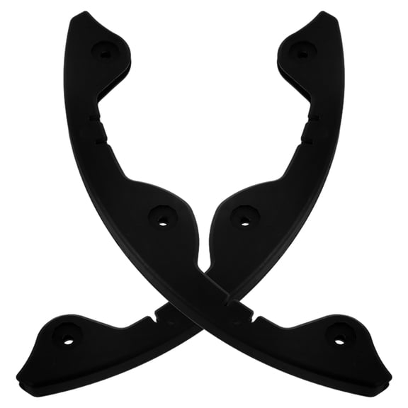 KONTONTY 3pcs Skateboard Deck Guards Protector Heavy Duty Shock Absorbing Bumper Sleeve Strip Nose Tail Edge Protective Guard For Skateboards