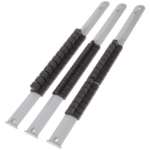 KONTONTY 3Pcs Socket Organizers Plastic Socket Rack with Strong Bearing Capacity for Tools