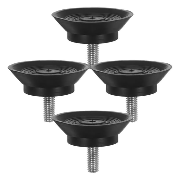 KONTONTY 4 Pcs Exercise Equipment Mat Treadmill Pads Protective Anti-Slip Treadmill Foot Pad Exercise Bikes Leveling Feet For Carpet Floors Gym Accessories