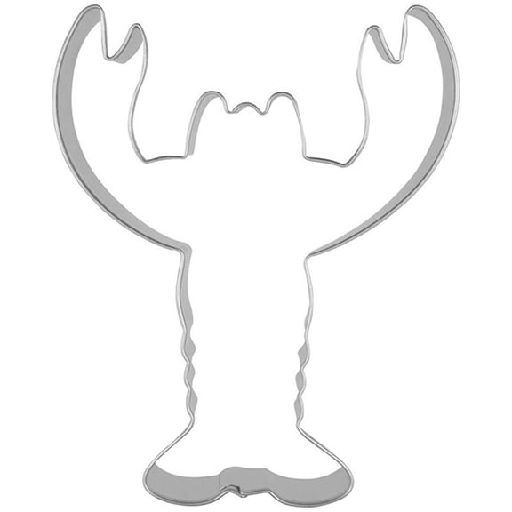 KONTONTY 4 Pcs Lobster Mold Chocolate Cookie Cutter Biscuits The Silver