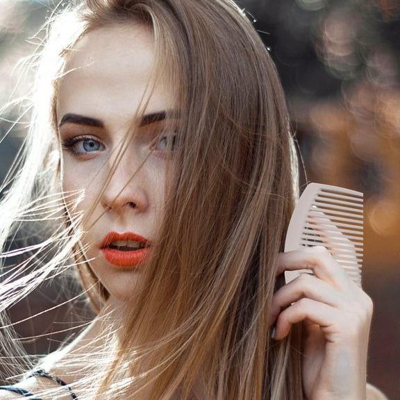 KONTONTY Plastic Side Hair Combs for Hair Stylists 4Pcs 3.3x2in