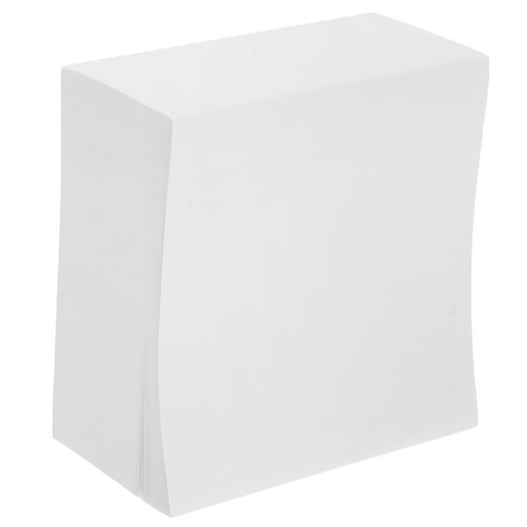 KONTONTY 400pcs Memo Cube Paper Nonsticky Design for Reminders in Study