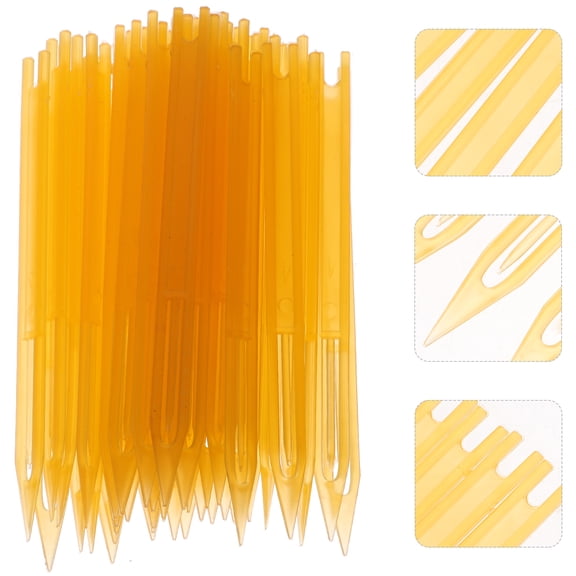 KONTONTY 40Pcs Lightweight Fishnet Repair Shuttles Practical Weaving Tool for Fishing Nets