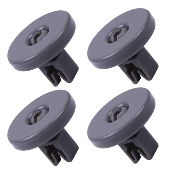 KONTONTY Dishwasher Roller, Dark Grey ABS, Easy Installation and Operation 4Pcs