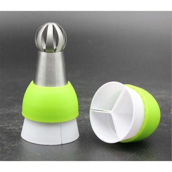 KONTONTY 4Pcs Cake Decorating Converter Couplers Multi Color Compatible with Plastic Cotton and Silicon Piping Bags
