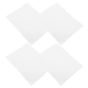 KONTONTY DIY Use Double Sided Metal Sign White Aluminum Sublimation Blank Plate 4Pcs