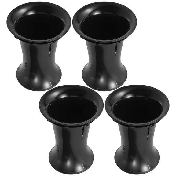 KONTONTY 4Pcs Guitar Loudspeaker Reflex Port Tubes Plastic Speaker Box Air Vent for Sound Repair