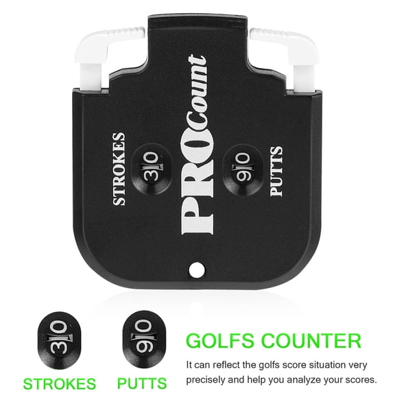 KONTONTY Golf Score Keeper Durable ABS Assorted Color for Portable Use in Golfs 4Pcs