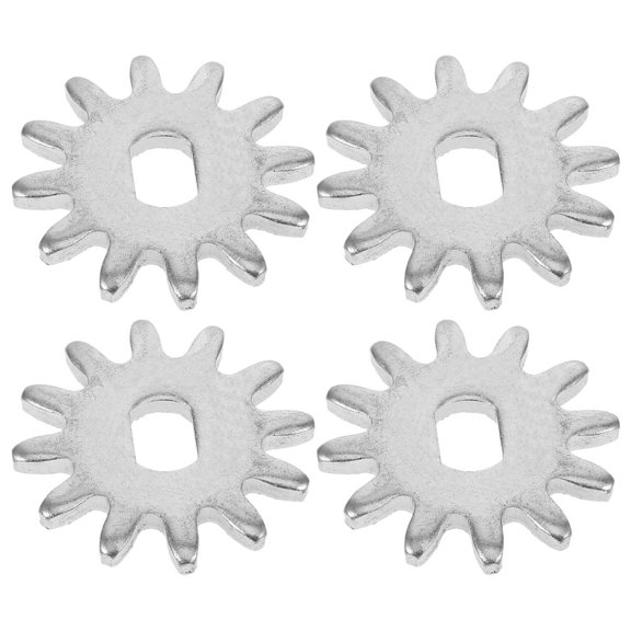 KONTONTY 4-Pack Hydraulic Jack Gear Wheels Metal Accessories for , Stable Lifting and Heavy-Duty Support
