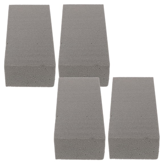 KONTONTY 4Pcs Practical Dry Floral Stand Grey for Artificial Flower Arrangement and Florist Use