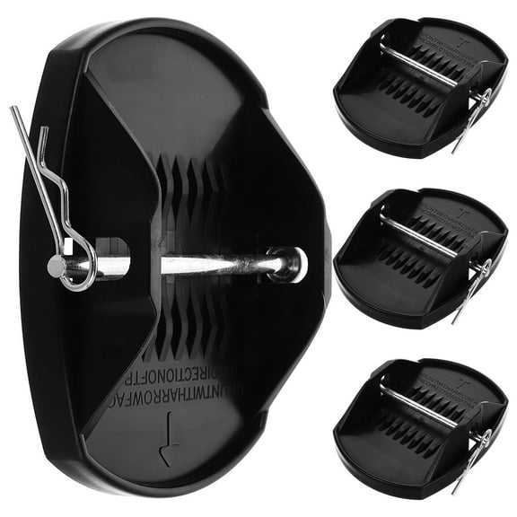 KONTONTY 4Pcs Trailer Jack Foot Jack Pad for Rv Stabilization 7.1x5.5x2in